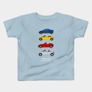 Kei sports car collection Kids T-Shirt